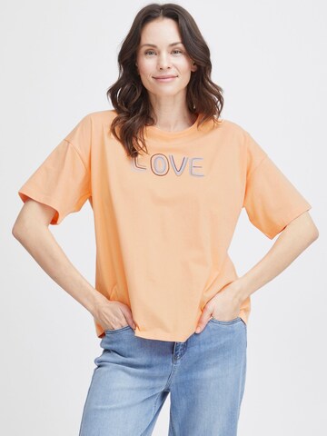 Fransa Shirt 'Koko' in Oranje: voorkant