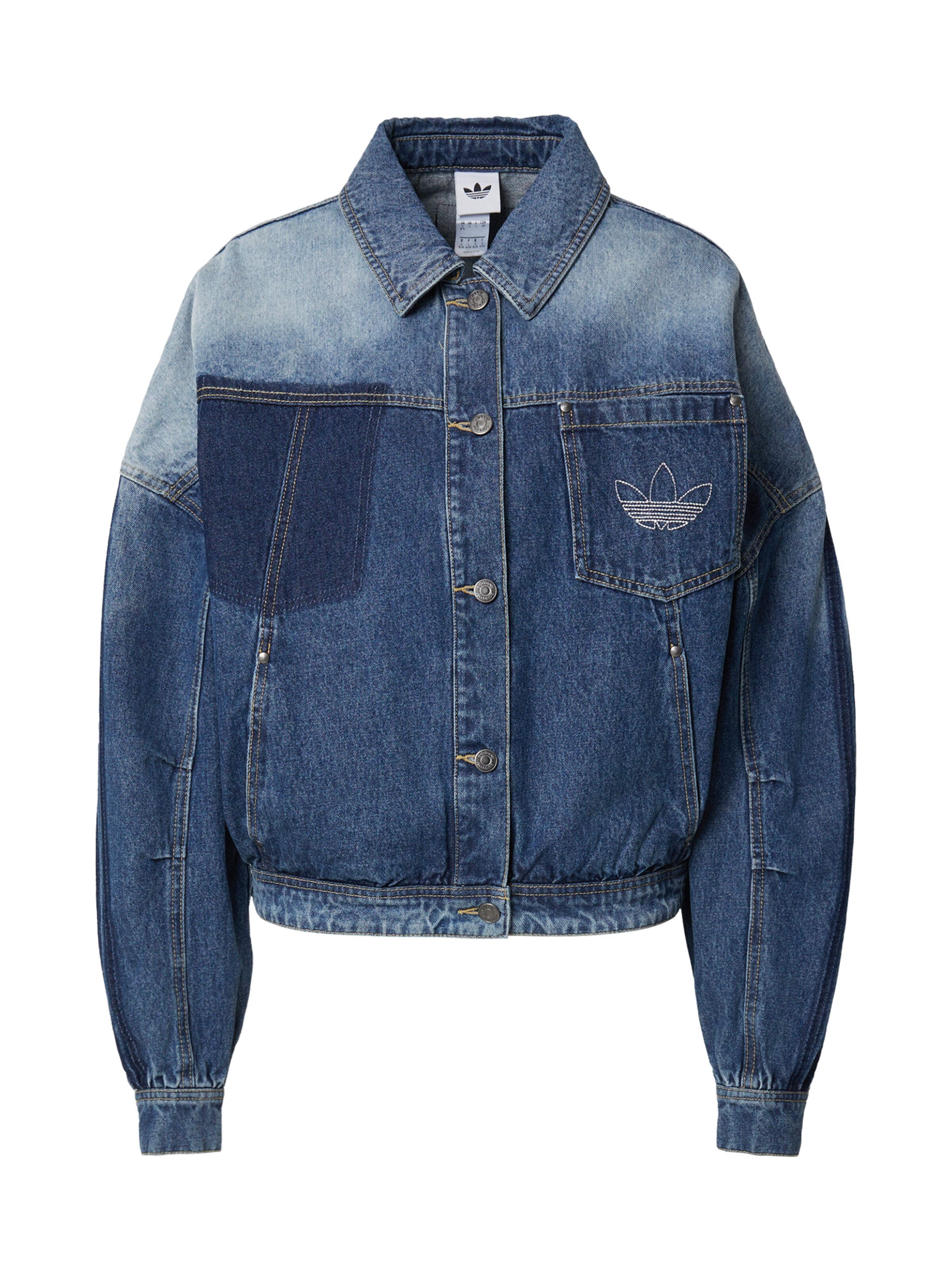 ADIDAS ORIGINALS Välikausitakki värissä sininen: etupuoli