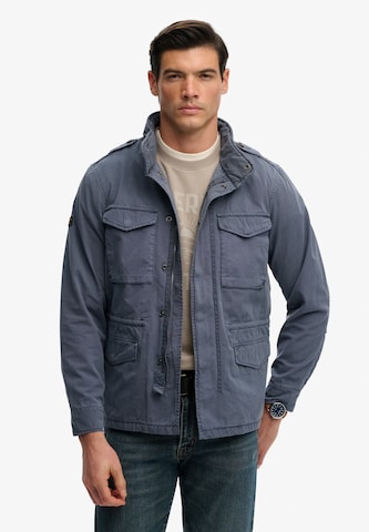 Veste mi-saison 'M65' Superdry & Co en bleu : devant