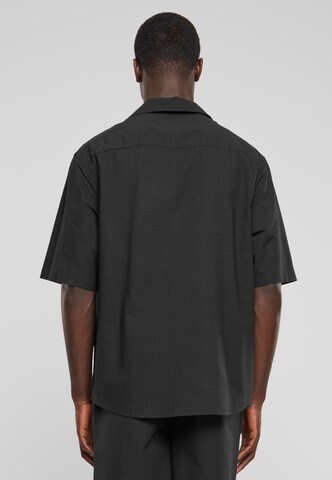 Urban Classics Comfort fit Button Up Shirt in Black