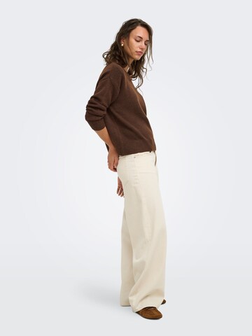 Pull-over 'ONLOLIVIA' ONLY en marron