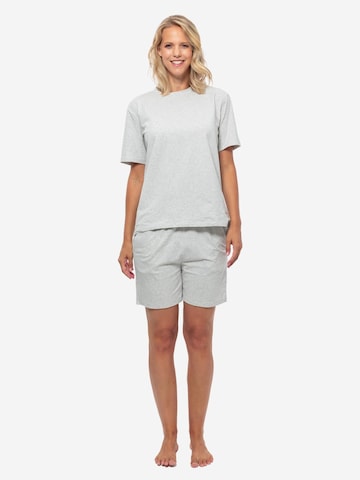 SCHIESSER Pyjama 'Organic Cotton' in Grijs