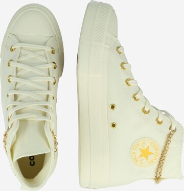 Sneaker alta 'Chuck Taylor All Star Lift' di CONVERSE in bianco