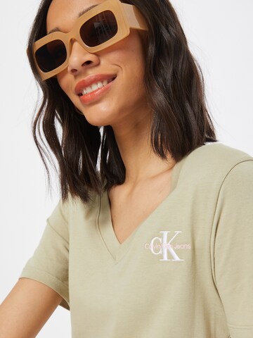 Calvin Klein Jeans - Camiseta en beige