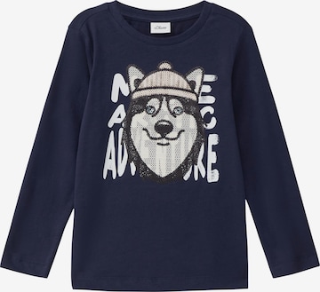 T-Shirt s.Oliver en bleu : devant