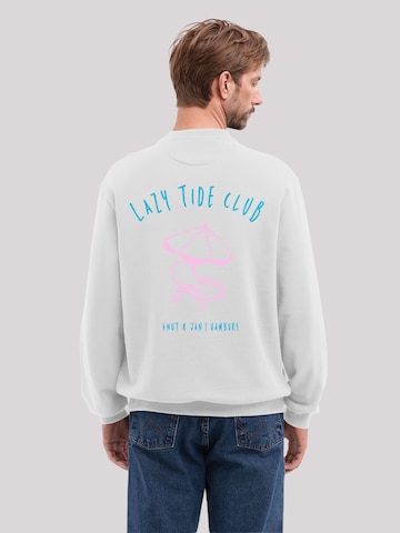 F4NT4STIC Sweatshirt 'Knut und Jan Scribble' in Wit