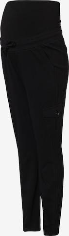 Supermom Tapered Broek in Zwart: voorkant