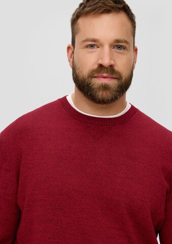 s.Oliver Men Big Sizes Pullover in Rot