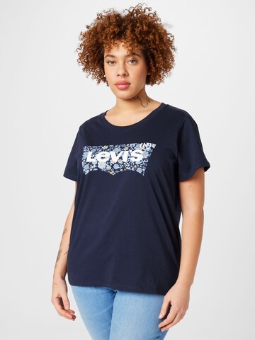 Levi's® Plus Majica 'The Perfect Tee' | modra barva: sprednja stran