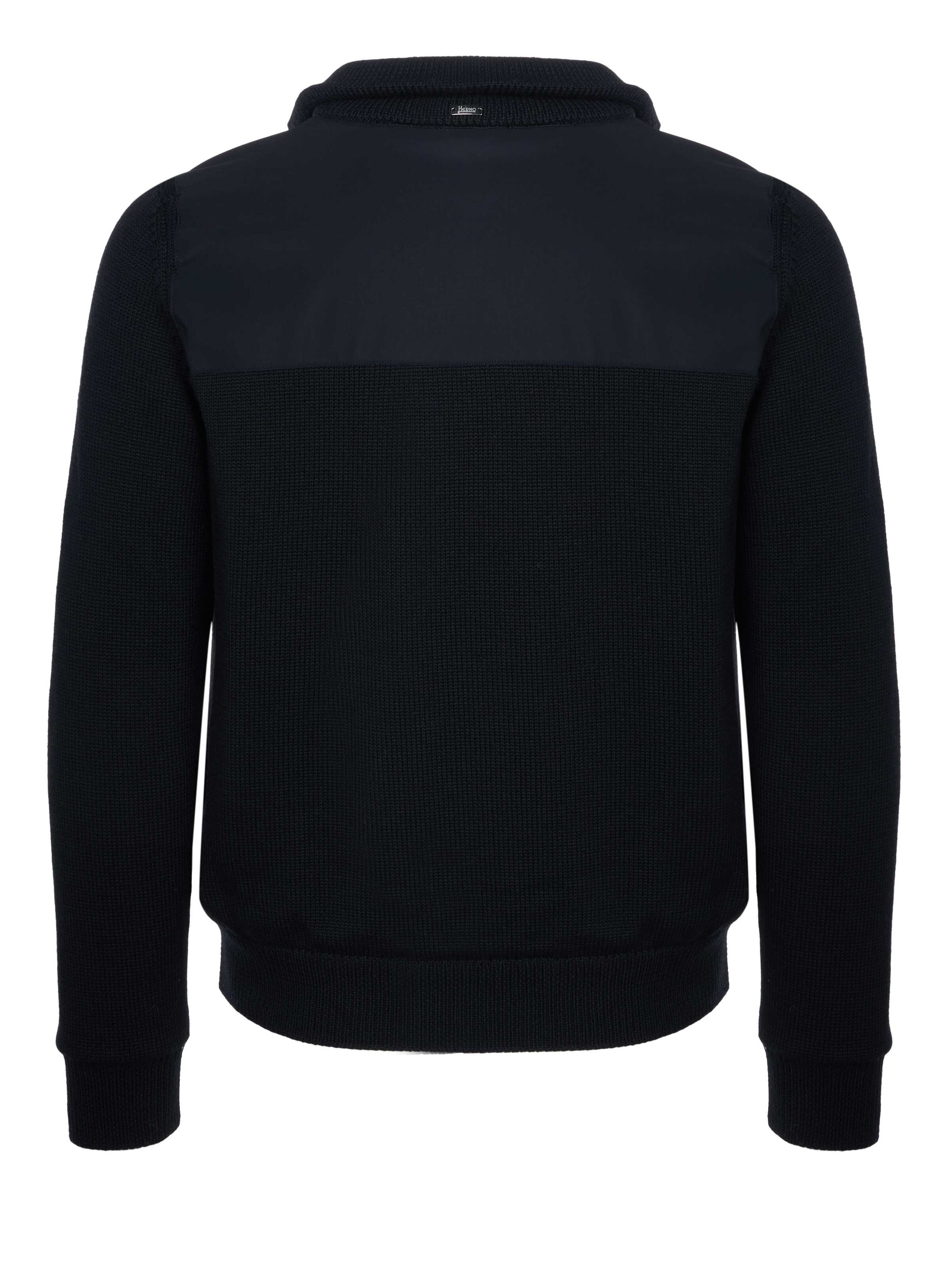 Herno Knit Cardigan 'Herno' in Black