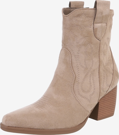 Ital-Design Cowboystiefel in hellbraun, Produktansicht