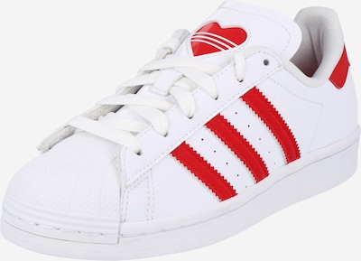 ADIDAS ORIGINALS Sneaker 'Superstar J' in blutrot / weiß, Produktansicht
