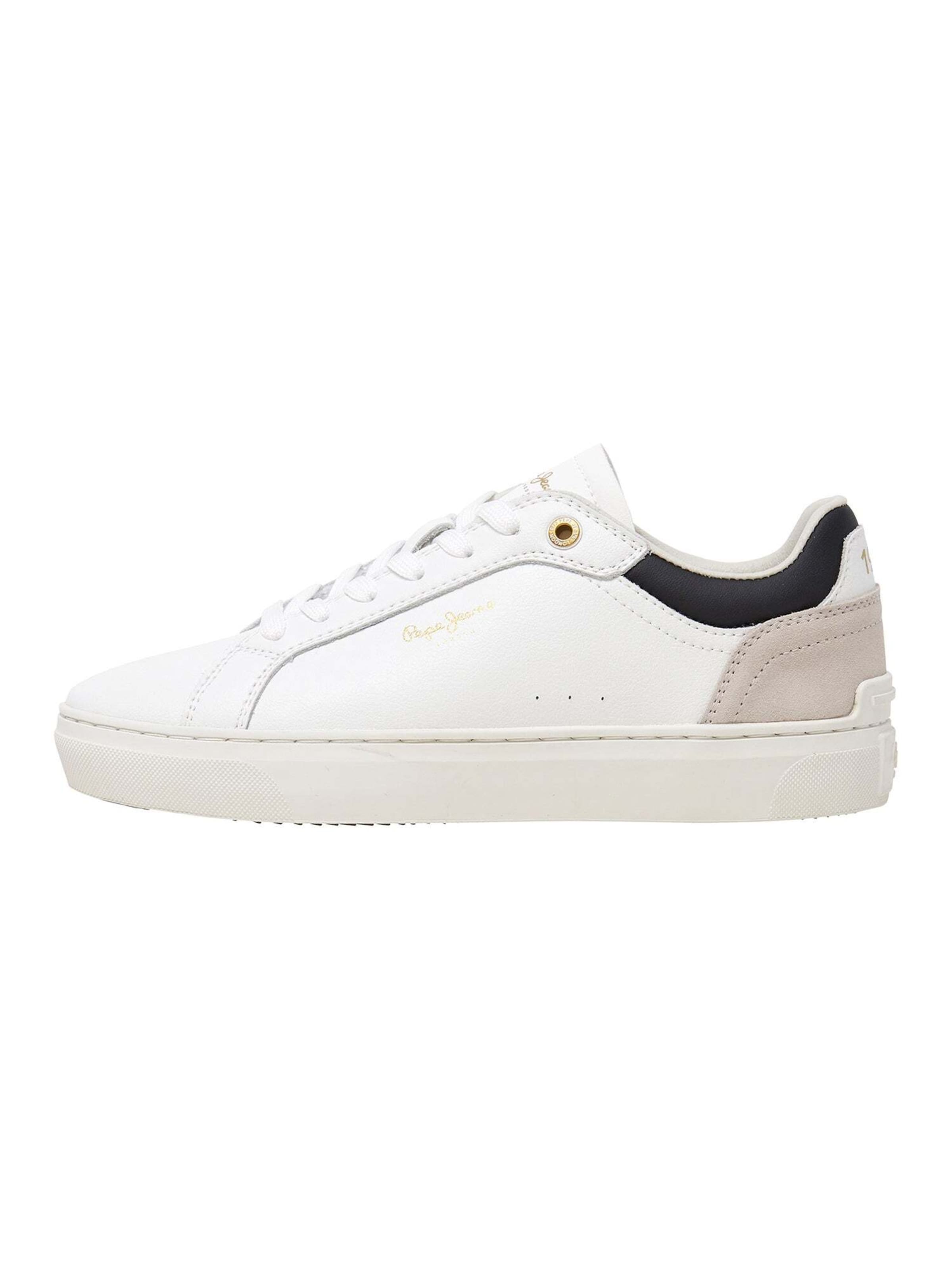 Sneaker bassa 'Camden' di Pepe Jeans in bianco: frontale