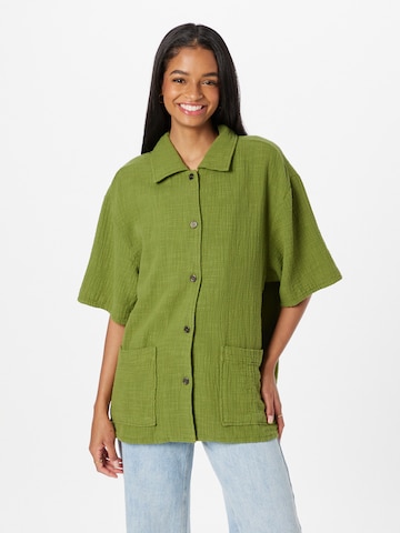 AMERICAN VINTAGE - Blusa 'OYOBAY' em verde: frente