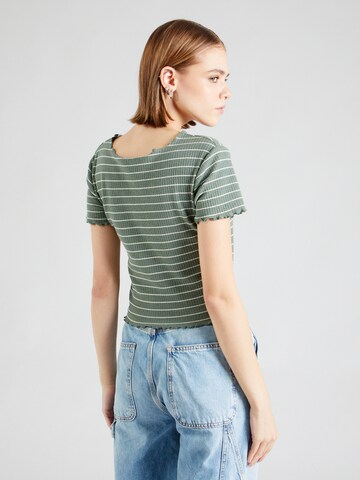 Tricou 'ANITS' de la ONLY pe verde