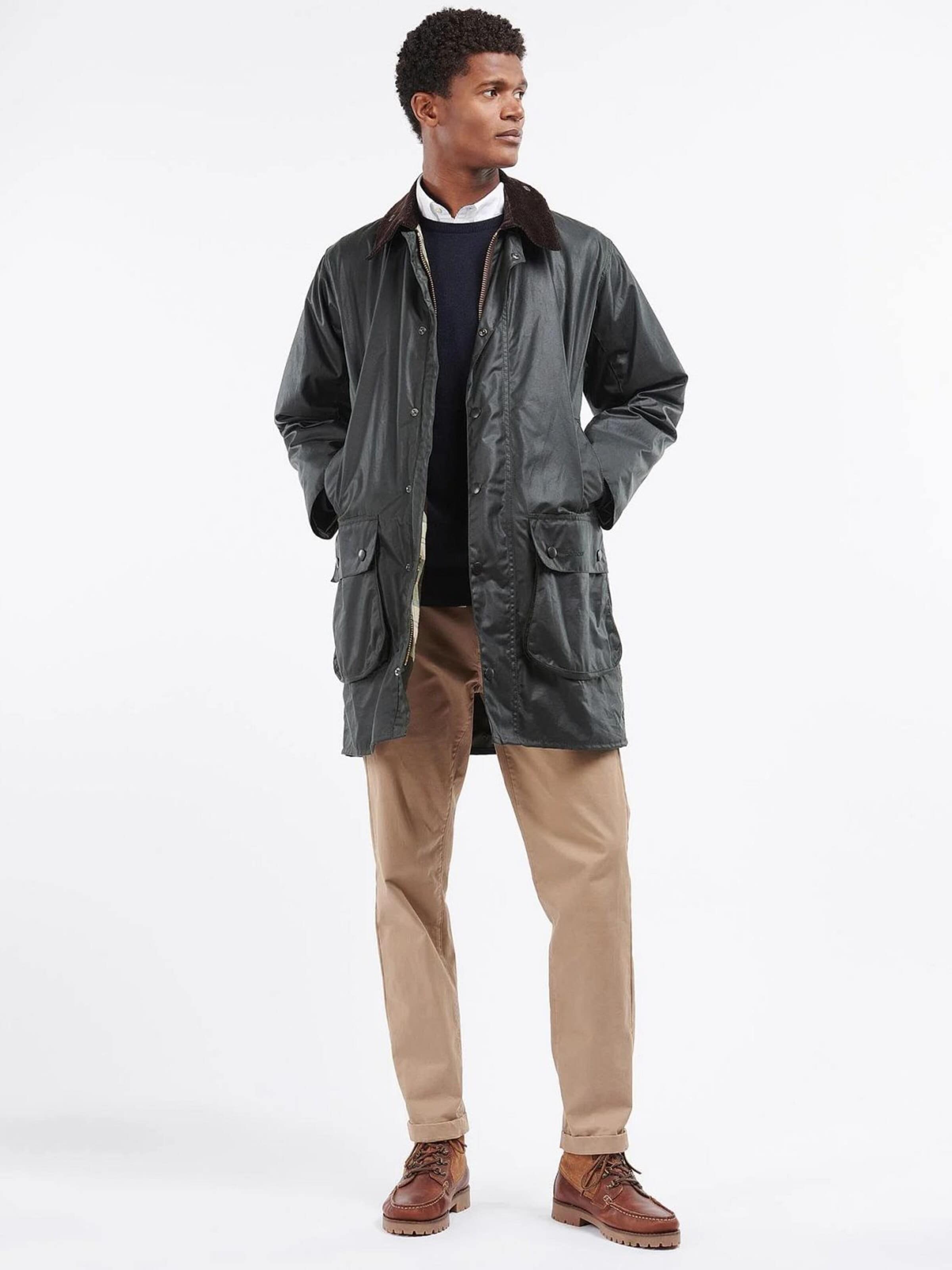 Barbour Winterjas 'Border' in Groen