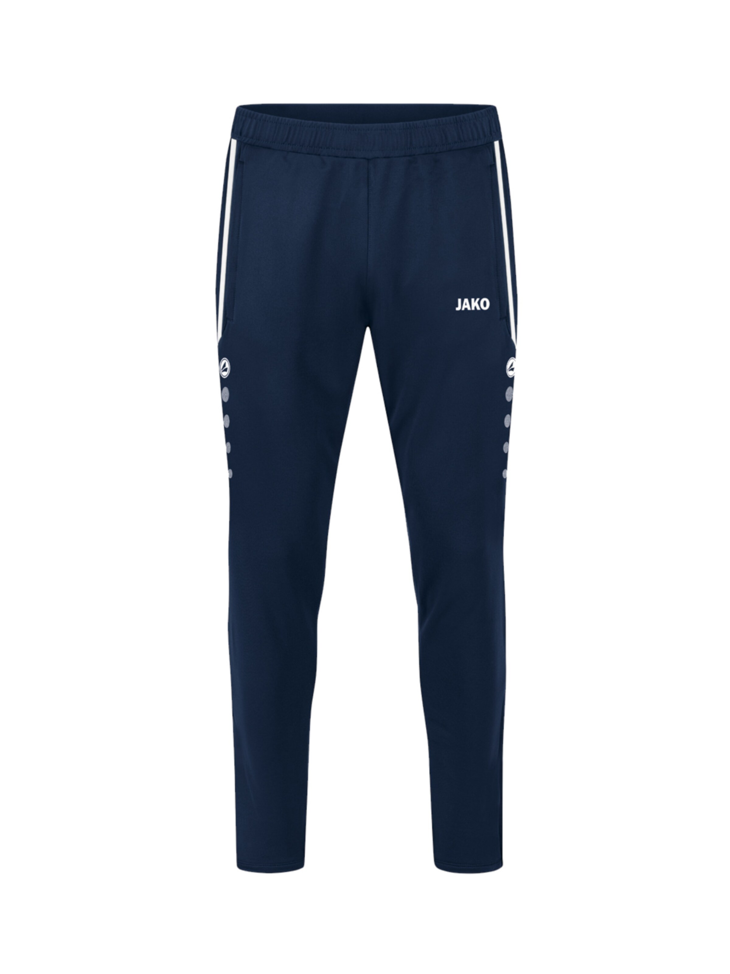 JAKO Slimfit Sporthose in Blau: Vorderseite