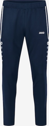 Slimfit Pantaloni sportivi di JAKO in blu: frontale