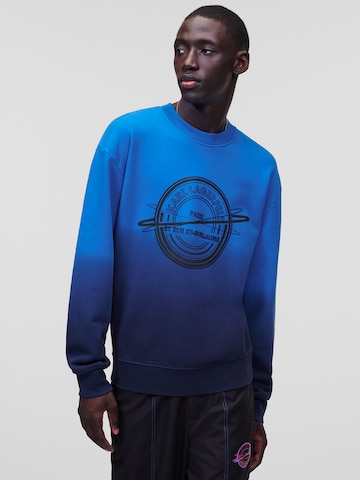 Karl Lagerfeld - Sweatshirt em azul: frente