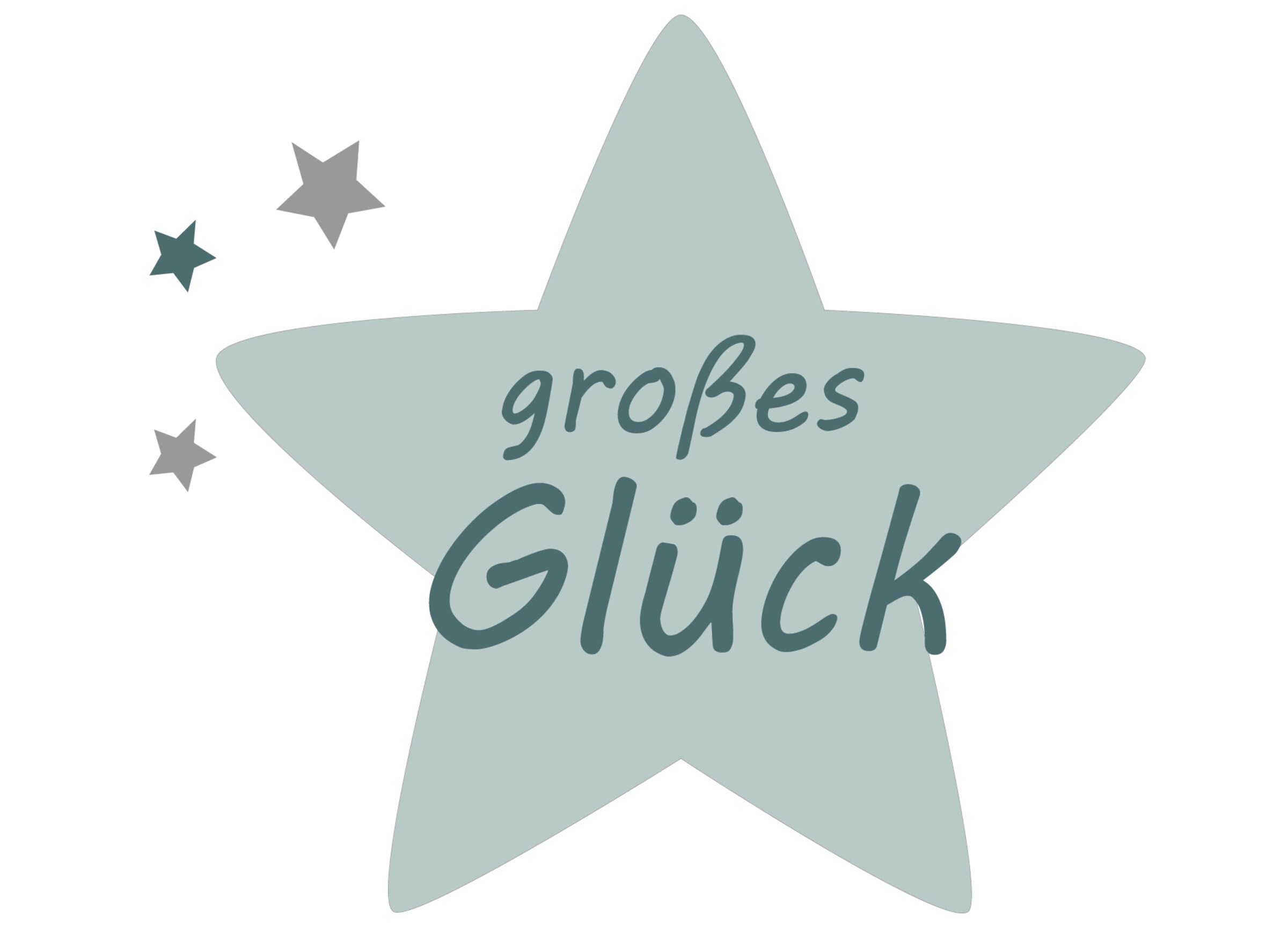 LILIPUT Wickelbody, langarm "großes Glück / kleines Wunder" in Weiß