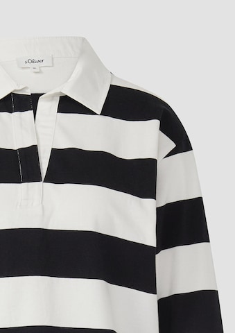 s.Oliver Sweatshirt in Schwarz