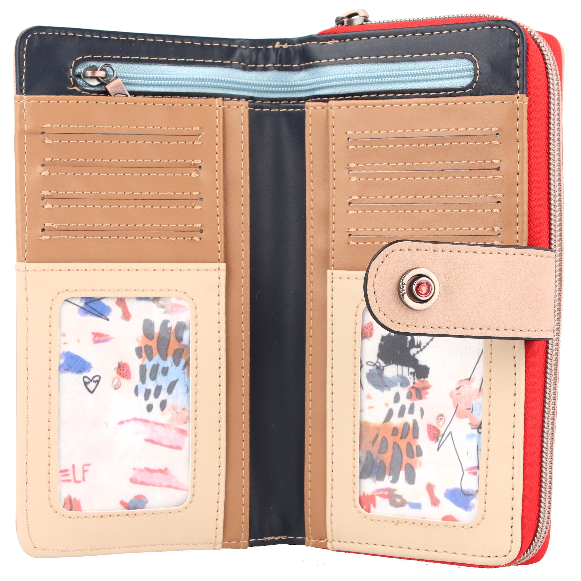 Anekke Wallet 'Fun&Music' in Mixed colors