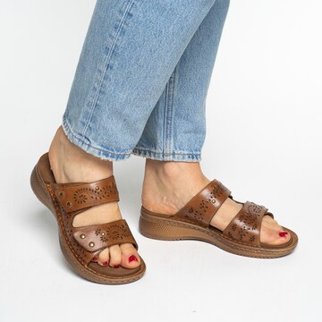 ARA Mules in Brown
