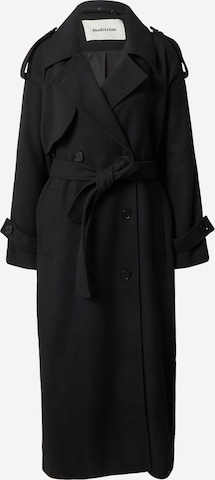 Manteau mi-saison 'Borak' modström en noir : devant