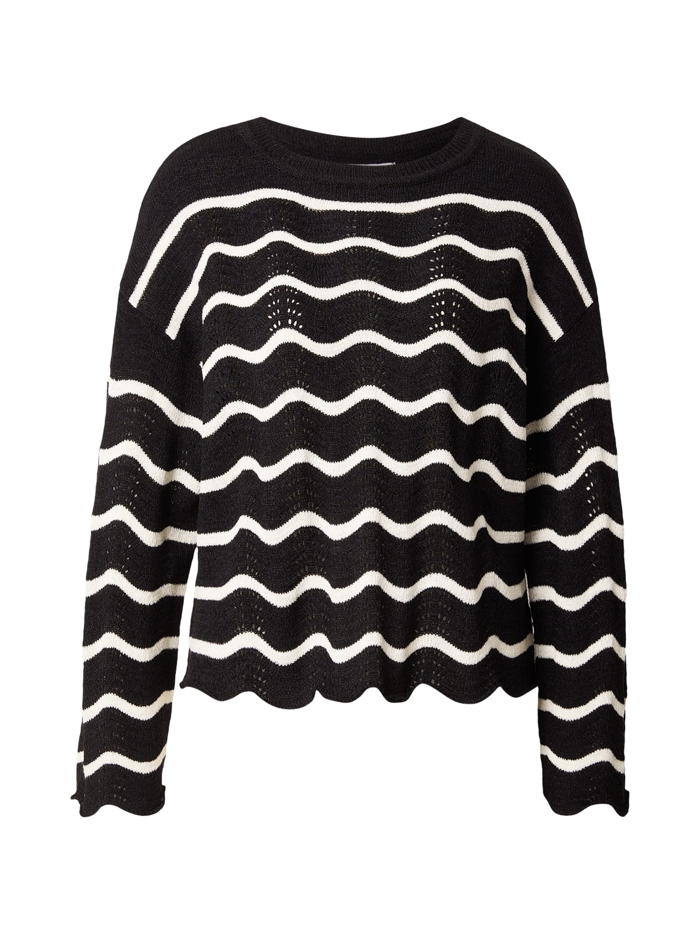 Hailys Sweter 'So44la' w kolorze czarny: przód