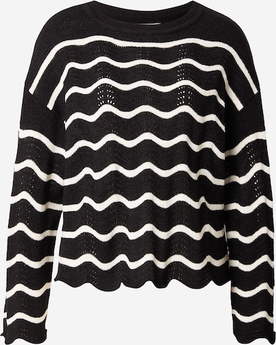 Hailys Pulover 'So44la' u crna / vuneno bijela, Pregled proizvoda