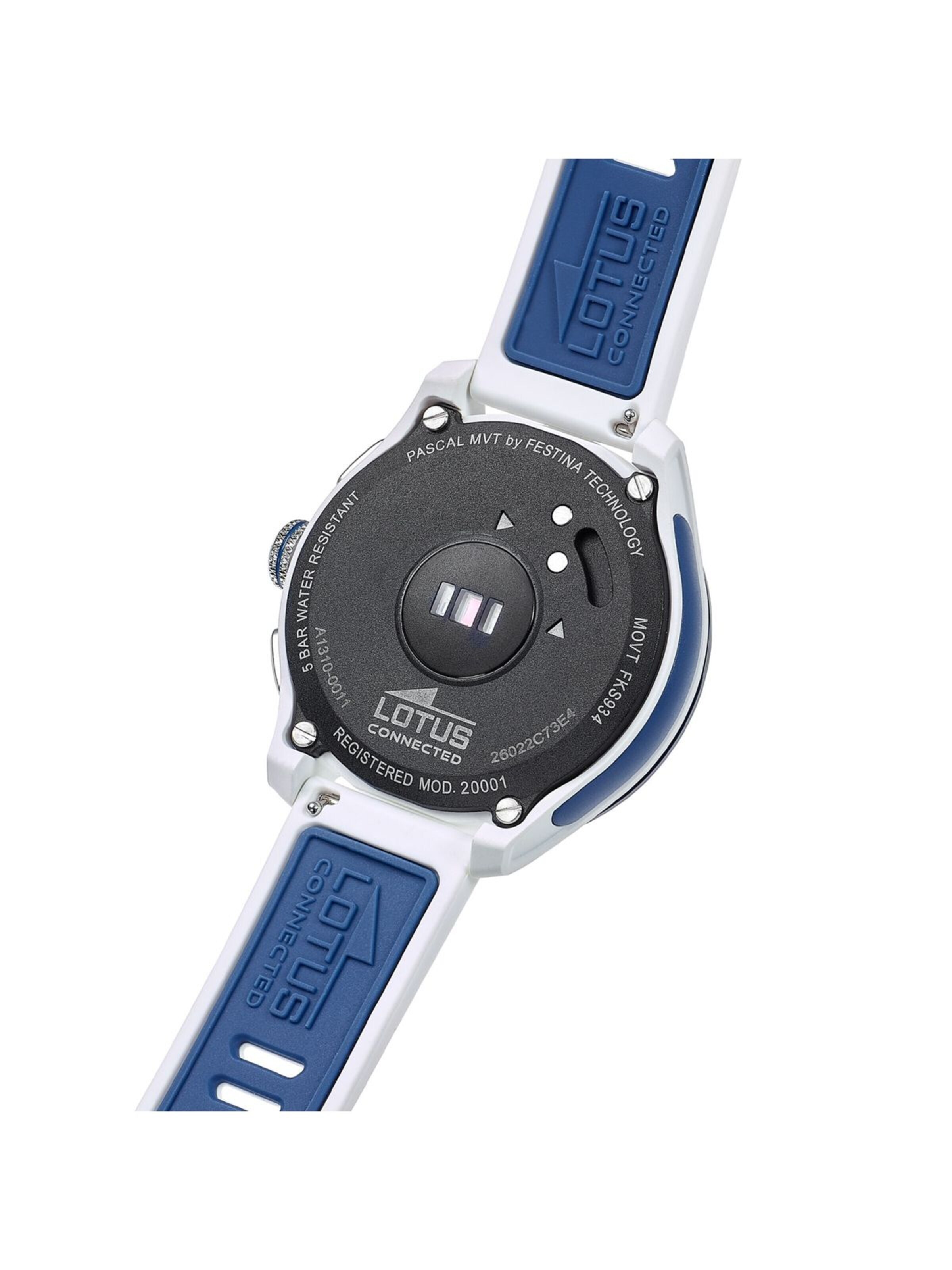 Montre digitale Lotus en blanc