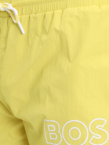 BOSS Orange Board Shorts 'Mooneye' in Yellow