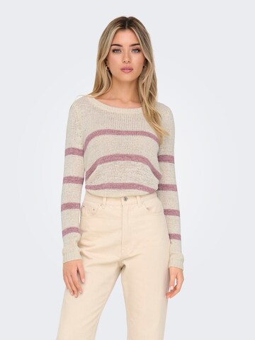 ONLY Pullover 'ONLGeena' i beige: forside