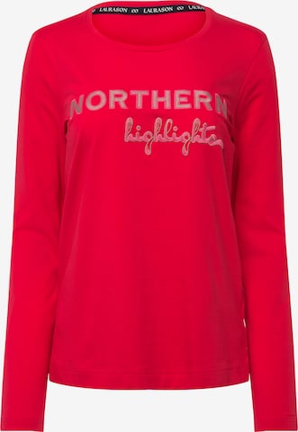 LAURASØN Shirt in Red: front