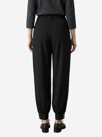 My fashion Barrel Trousers with creases in Black