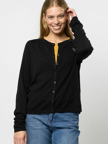 U.S. POLO ASSN. Cardigan 'Kimmi' in Schwarz: Vorderseite