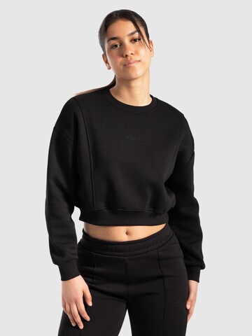 Sweat-shirt 'Siana' Smilodox en noir : devant