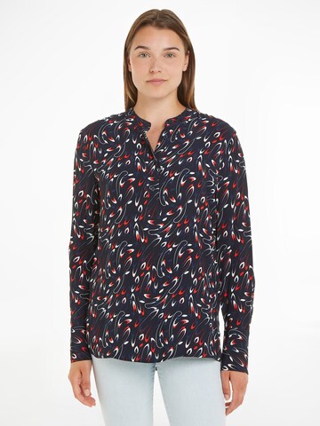 TOMMY HILFIGER Bluse in Blau: Vorderseite