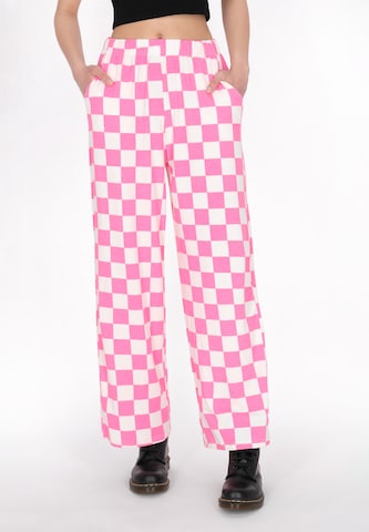 myMo ROCKS Regular Broek in Wit: voorkant