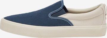 Pull&Bear Спортни обувки Slip On в синьо