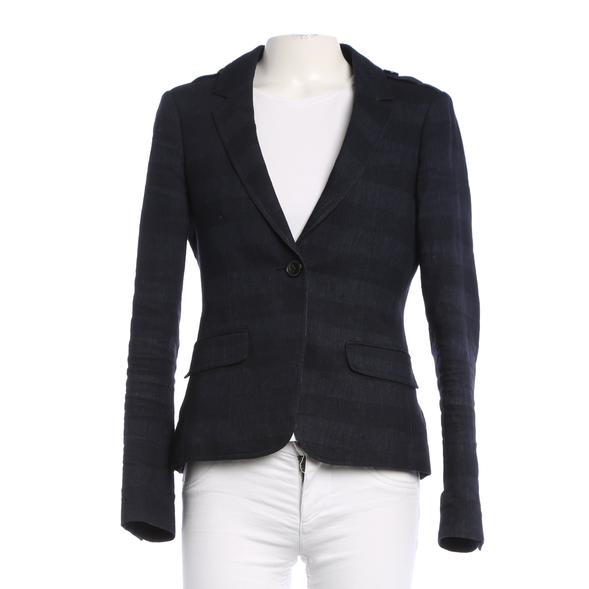 BURBERRY Blazer XXS in Blau: Vorderseite