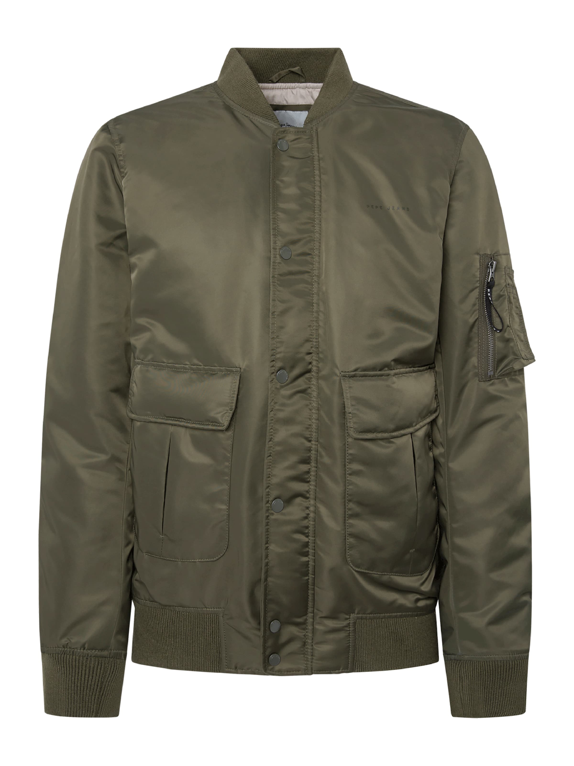 zaļš Pepe Jeans Starpsezonu jaka 'TENNET': no priekšpuses
