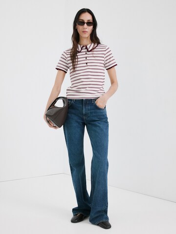 MANGO Tričko 'LIRIA' – červená: přední strana