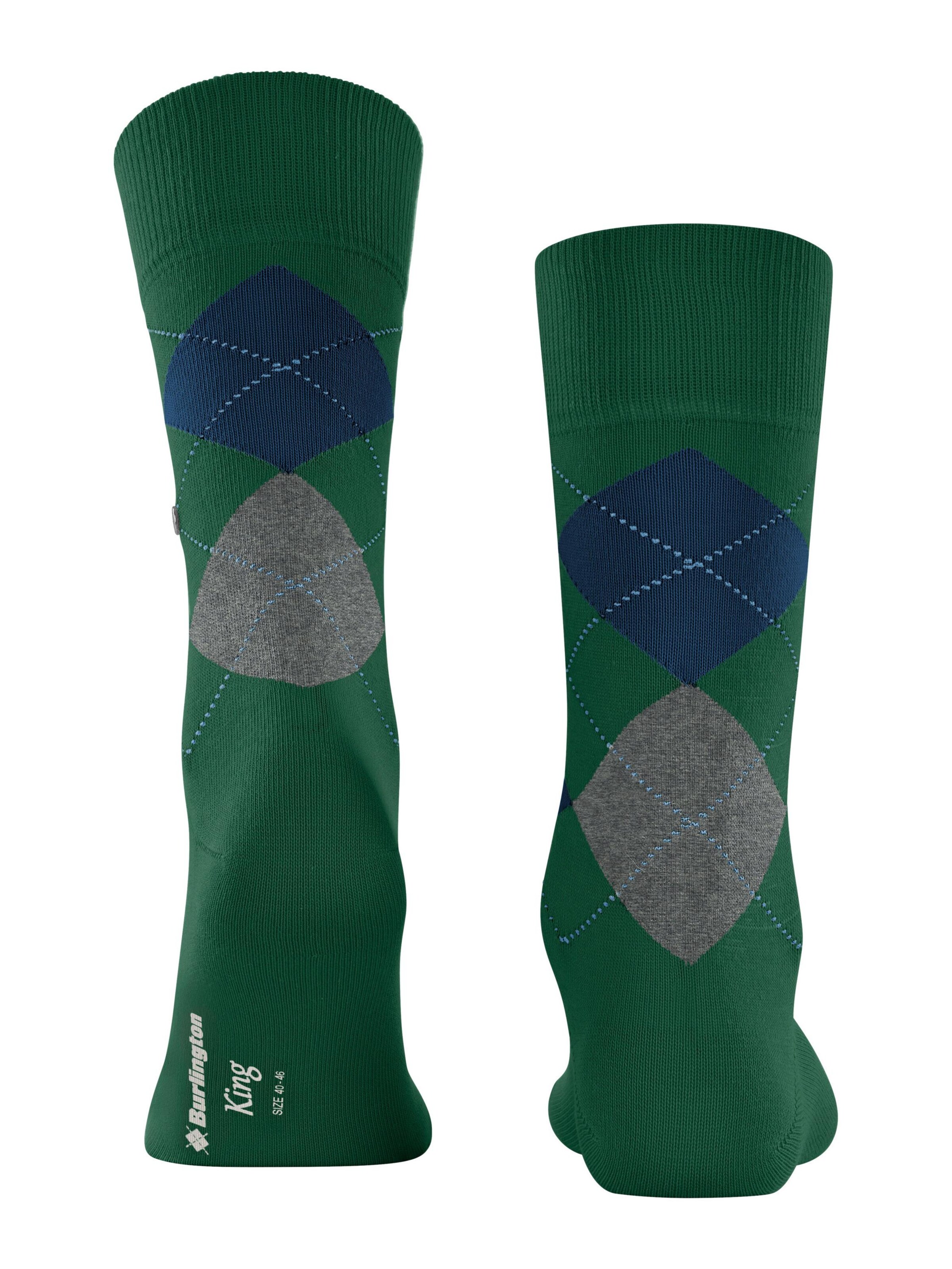 BURLINGTON Socks 'King' in Green