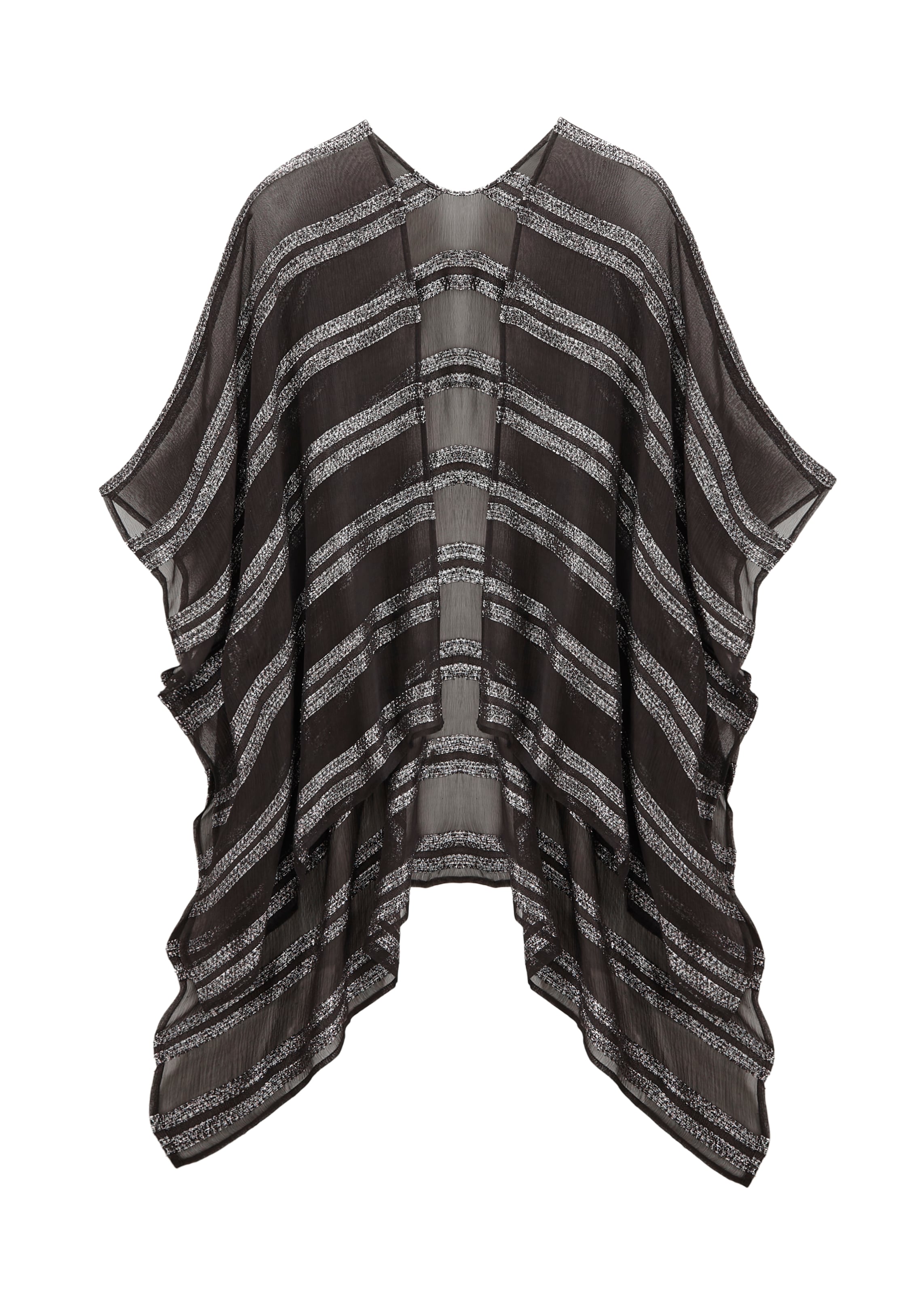 LASCANA Beach Towel in Black: front