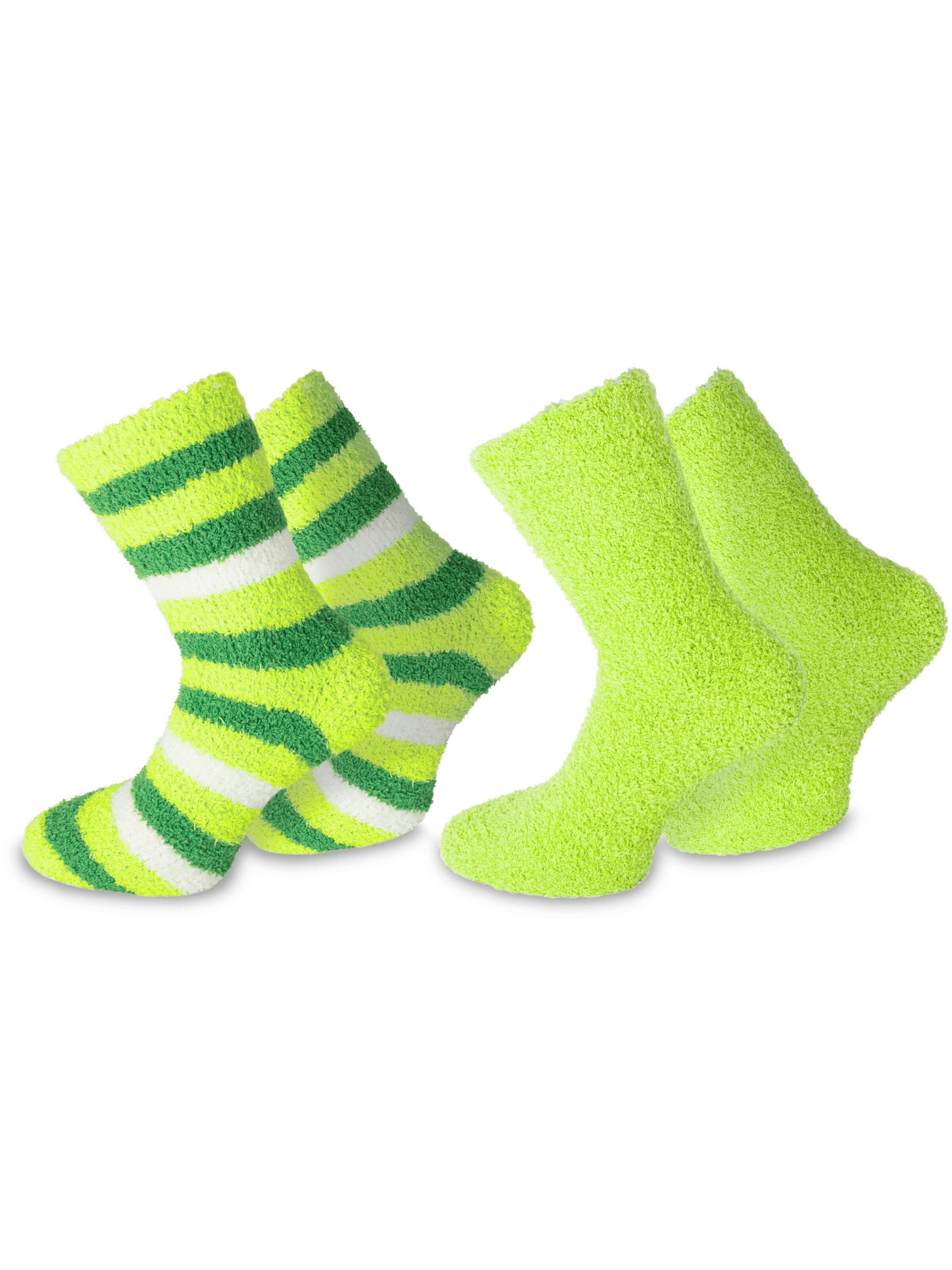 Chaussettes normani en vert : devant
