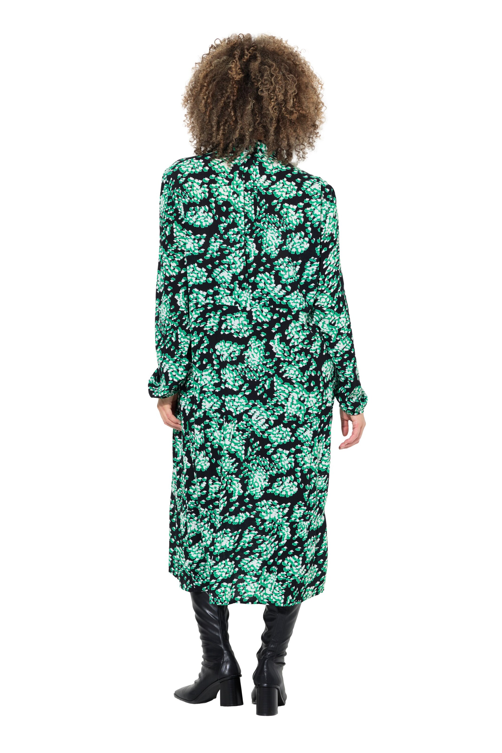 Ulla Popken Košilové šaty – zelená