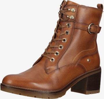 PIKOLINOS Lace-Up Ankle Boots in Brown: front