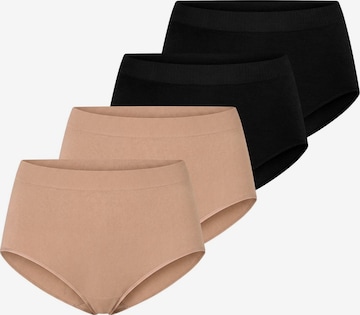 SCHIESSER Slip 'Classic Seamless' in Braun: Vorderseite