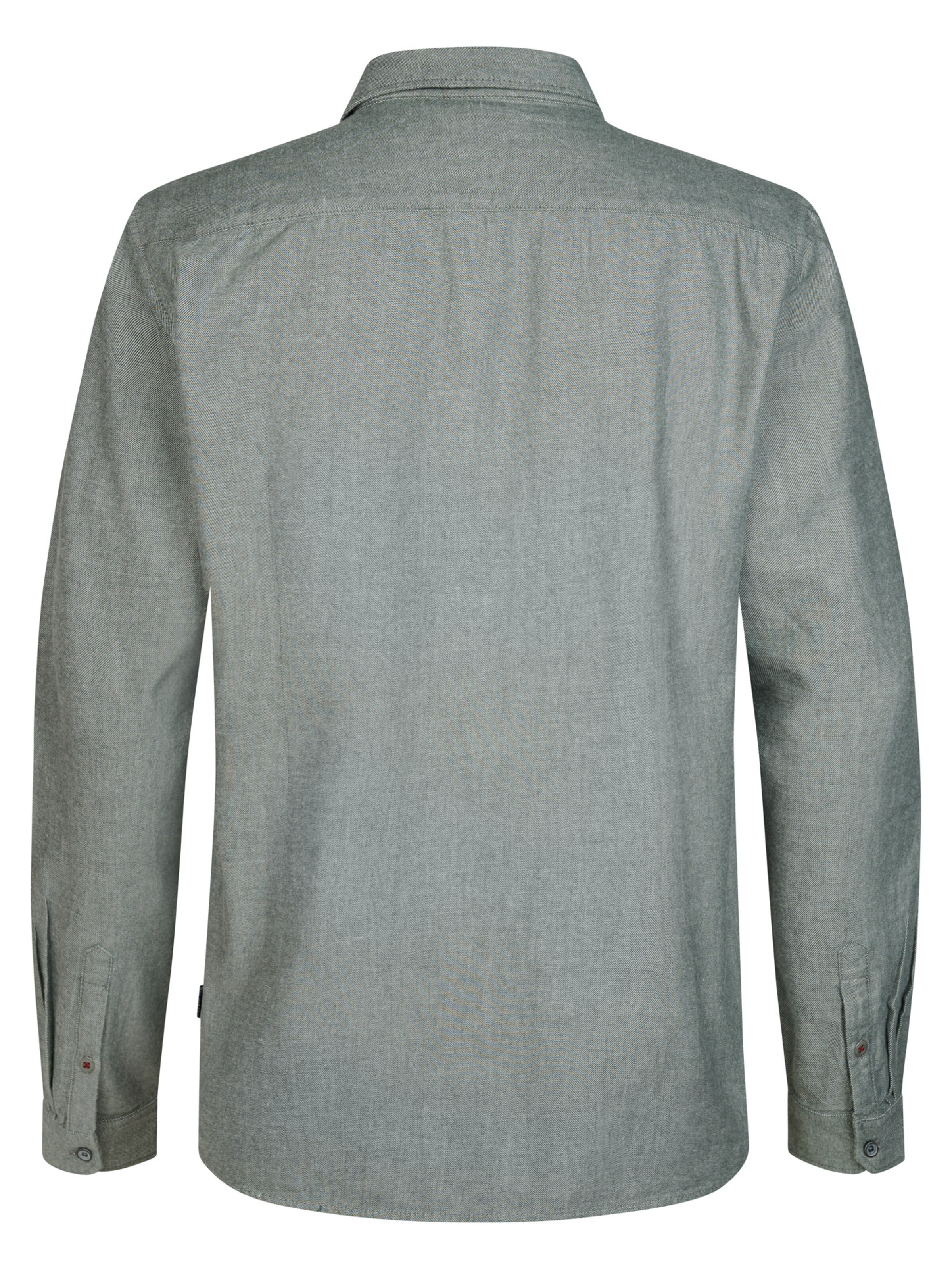 Petrol Industries Comfort fit Button Up Shirt in Green